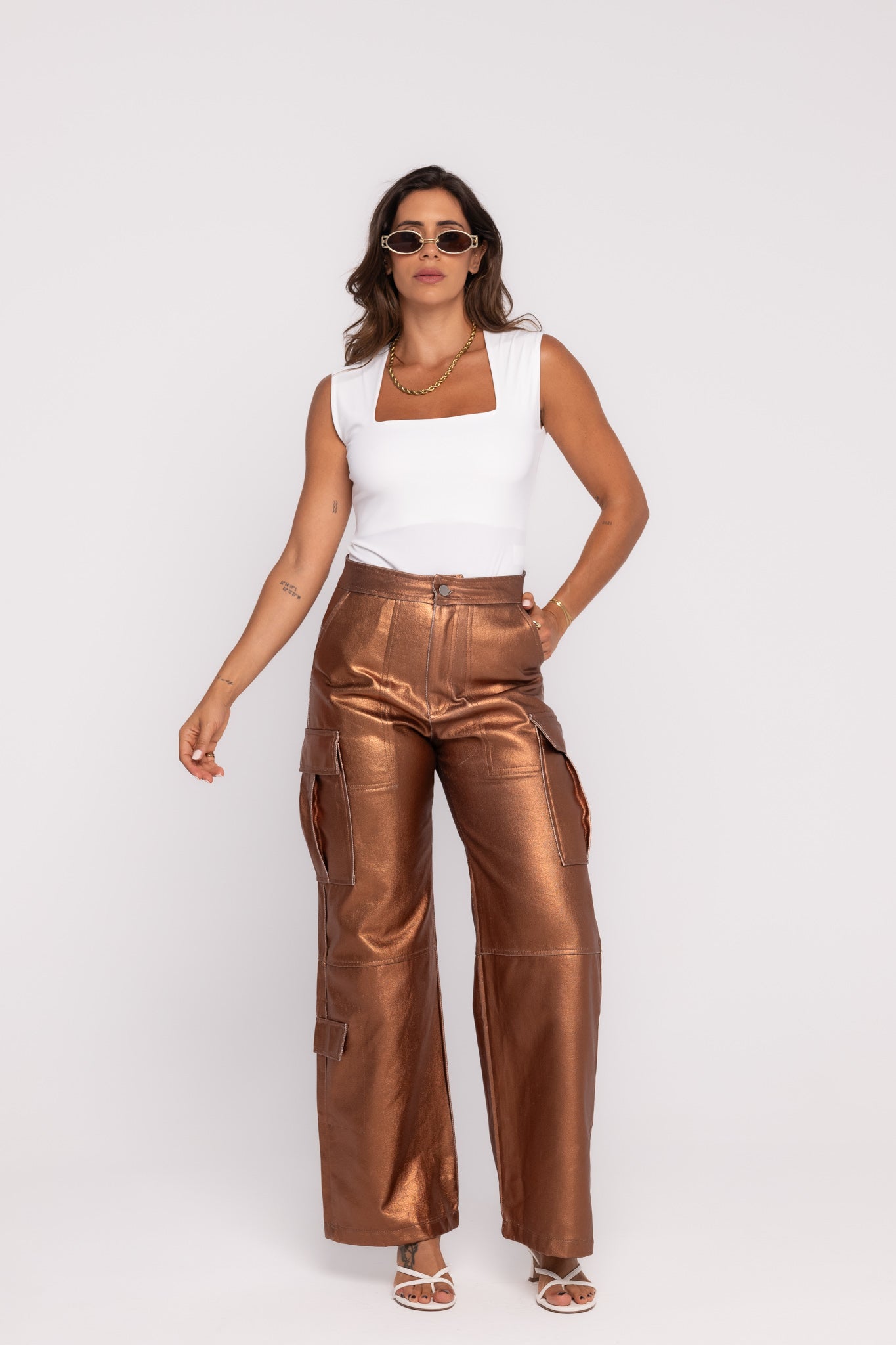 Jeans Foil Bronze